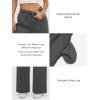 imageATHMILE Womens Sweatpants 2025 Baggy Wide Fleece Lined Straight Leg PantsBlack Grey