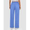 imageATHMILE Womens Sweatpants 2025 Baggy Wide Fleece Lined Straight Leg PantsGray Blue