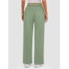 imageATHMILE Womens Sweatpants 2025 Baggy Wide Fleece Lined Straight Leg PantsGray Green