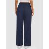 imageATHMILE Womens Sweatpants 2025 Baggy Wide Fleece Lined Straight Leg PantsNavy Blue