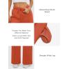 imageATHMILE Womens Sweatpants 2025 Baggy Wide Fleece Lined Straight Leg PantsOrange