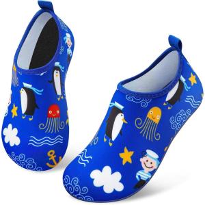 imageATHMILE Toddler Water Shoes for Kids Boys GirlsSwim Quick Dry Aqua Socks Little Kid Baby Youth Children NonSlip for Beach Pool Outdoor Sports WalkingMarine World