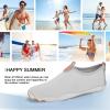 imageATHMILE Water Shoes for Women Men River Aqua Shoes Barefoot Sport QuickDry Adult Swim Shoes for Beach Lake Pool Hiking Surfing Kayaking Camping Size1light Grey