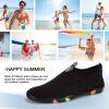 imageATHMILE Water Shoes for Women Men River Aqua Shoes Barefoot Sport QuickDry Adult Swim Shoes for Beach Lake Pool Hiking Surfing Kayaking Camping SizeBlack With Black