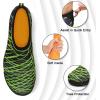 imageATHMILE Water Shoes for Women Men River Aqua Shoes Barefoot Sport QuickDry Adult Swim Shoes for Beach Lake Pool Hiking Surfing Kayaking Camping SizeBlack and Yellow Crossing
