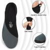 imageATHMILE Water Shoes for Women Men River Aqua Shoes Barefoot Sport QuickDry Adult Swim Shoes for Beach Lake Pool Hiking Surfing Kayaking Camping SizeBlack With Dark Grey