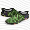 imageATHMILE Water Shoes for Women Men River Aqua Shoes Barefoot Sport QuickDry Adult Swim Shoes for Beach Lake Pool Hiking Surfing Kayaking Camping SizeBlack and Yellow Crossing