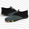 imageATHMILE Water Shoes for Women Men River Aqua Shoes Barefoot Sport QuickDry Adult Swim Shoes for Beach Lake Pool Hiking Surfing Kayaking Camping SizeBlack With Dark Grey