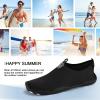 imageATHMILE Water Shoes for Women Men River Aqua Shoes Barefoot Sport QuickDry Adult Swim Shoes for Beach Lake Pool Hiking Surfing Kayaking Camping SizeCoal Black