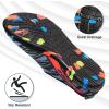 imageATHMILE Water Shoes for Women Men River Aqua Shoes Barefoot Sport QuickDry Adult Swim Shoes for Beach Lake Pool Hiking Surfing Kayaking Camping SizeN Pattern Dark Blue