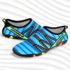 imageATHMILE Water Shoes for Women Men River Aqua Shoes Barefoot Sport QuickDry Adult Swim Shoes for Beach Lake Pool Hiking Surfing Kayaking Camping SizeN Pattern Royal Blue