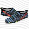 imageATHMILE Water Shoes for Women Men River Aqua Shoes Barefoot Sport QuickDry Adult Swim Shoes for Beach Lake Pool Hiking Surfing Kayaking Camping SizeN Pattern Dark Blue