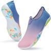 imageATHMILE Water Shoes for Women Men River Aqua Shoes Barefoot Sport QuickDry Adult Swim Shoes for Beach Lake Pool Hiking Surfing Kayaking Camping SizeGradate Pink Purple