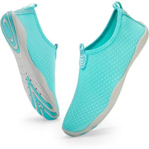 imageATHMILE Water Shoes for Women Men River Aqua Shoes Barefoot Sport QuickDry Adult Swim Shoes for Beach Lake Pool Hiking Surfing Kayaking Camping SizeLight Blue