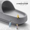 imageATHMILE Cloud Slippers for Women Pillow Slides for Men Shower Shoes Thick Sole House Shoes for Bathroom Indoor Outdoor Summer Pool Swim Vacation Beach EssentialsGrey
