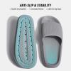 imageATHMILE Cloud Slippers for Women Pillow Slides for Men Shower Shoes Thick Sole House Shoes for Bathroom Indoor Outdoor Summer Pool Swim Vacation Beach EssentialsGrey