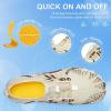 imageATHMILE Water Shoes Women Men Water Shoes Quick Dry Barefoot Shoes Slip on Beach Swim Outdoor Camp Lake Pool River Aqua ShoesA Beige