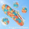 imageATHMILE Water Shoes Women Men Water Shoes Quick Dry Barefoot Shoes Slip on Beach Swim Outdoor Camp Lake Pool River Aqua ShoesA White Colorful