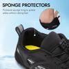 imageATHMILE Water Shoes for Women Men Wide Toe NonSlip Barefoot Aqua Beach Shoes QuickDry for Swimming Kayaking Lake Pool River Hiking Surfing Boating Fishing Diving Cruise Ship EssentialsBlack