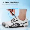 imageATHMILE Water Shoes for Women Men Wide Toe NonSlip Barefoot Aqua Beach Shoes QuickDry for Swimming Kayaking Lake Pool River Hiking Surfing Boating Fishing Diving Cruise Ship EssentialsWhite