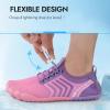 imageATHMILE Water Shoes for Women Men Wide Toe NonSlip Barefoot Aqua Beach Shoes QuickDry for Swimming Kayaking Lake Pool River Hiking Surfing Boating Fishing Diving Cruise Ship EssentialsPink