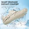 imageATHMILE Water Shoes for Women Men Wide Toe NonSlip Barefoot Aqua Beach Shoes QuickDry for Swimming Kayaking Lake Pool River Hiking Surfing Boating Fishing Diving Cruise Ship EssentialsBeige
