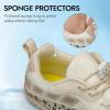 imageATHMILE Water Shoes for Women Men Wide Toe NonSlip Barefoot Aqua Beach Shoes QuickDry for Swimming Kayaking Lake Pool River Hiking Surfing Boating Fishing Diving Cruise Ship EssentialsBeige