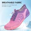 imageATHMILE Water Shoes for Women Men Wide Toe NonSlip Barefoot Aqua Beach Shoes QuickDry for Swimming Kayaking Lake Pool River Hiking Surfing Boating Fishing Diving Cruise Ship EssentialsPink