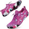 imageATHMILE Water Shoes for Women Men Wide Toe NonSlip Barefoot Aqua Beach Shoes QuickDry for Swimming Kayaking Lake Pool River Hiking Surfing Boating Fishing Diving Cruise Ship EssentialsPurple