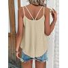 imageATHMILE Womens Tank Tops Sleeveless Summer Top Spaghetti Strap Spring Shirt Loose Fit Beach Vacation 2025 CasualApricot