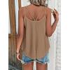 imageATHMILE Womens Tank Tops Sleeveless Summer Top Spaghetti Strap Spring Shirt Loose Fit Beach Vacation 2025 CasualBrown