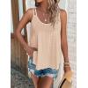 imageATHMILE Womens Tank Tops Sleeveless Summer Top Spaghetti Strap Spring Shirt Loose Fit Beach Vacation 2025 CasualCoral