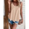 imageATHMILE Womens Tank Tops Sleeveless Summer Top Spaghetti Strap Spring Shirt Loose Fit Beach Vacation 2025 CasualCoral