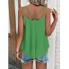 imageATHMILE Womens Tank Tops Sleeveless Summer Top Spaghetti Strap Spring Shirt Loose Fit Beach Vacation 2025 CasualGrass Green