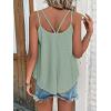 imageATHMILE Womens Tank Tops Sleeveless Summer Top Spaghetti Strap Spring Shirt Loose Fit Beach Vacation 2025 CasualGreen