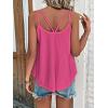 imageATHMILE Womens Tank Tops Sleeveless Summer Top Spaghetti Strap Spring Shirt Loose Fit Beach Vacation 2025 CasualHot Pink