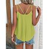 imageATHMILE Womens Tank Tops Sleeveless Summer Top Spaghetti Strap Spring Shirt Loose Fit Beach Vacation 2025 CasualLime Green
