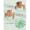 imageATHMILE Womens Tank Tops Sleeveless Summer Top Spaghetti Strap Spring Shirt Loose Fit Beach Vacation 2025 CasualMint Green