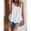 imageATHMILE Womens Tank Tops Sleeveless Summer Top Spaghetti Strap Spring Shirt Loose Fit Beach Vacation 2025 CasualWhite