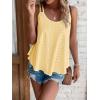 imageATHMILE Womens Tank Tops Sleeveless Summer Top Spaghetti Strap Spring Shirt Loose Fit Beach Vacation 2025 CasualYellow