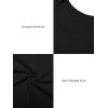 imageATHMILE Womens Tops Ribbed Scoop Neck Knit Slim Fitted Casual Basic Tee Shirts for Women Fashion Trendy 2025Ablack