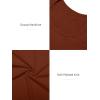 imageATHMILE Womens Tops Ribbed Scoop Neck Knit Slim Fitted Casual Basic Tee Shirts for Women Fashion Trendy 2025Adark Orange