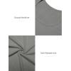 imageATHMILE Womens Tops Ribbed Scoop Neck Knit Slim Fitted Casual Basic Tee Shirts for Women Fashion Trendy 2025Agrey