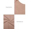 imageATHMILE Womens Tops Ribbed Scoop Neck Knit Slim Fitted Casual Basic Tee Shirts for Women Fashion Trendy 2025Apink