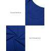 imageATHMILE Womens Tops Ribbed Scoop Neck Knit Slim Fitted Casual Basic Tee Shirts for Women Fashion Trendy 2025Aroyal Blue