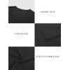 imageATHMILE Womens Tops Ribbed Scoop Neck Knit Slim Fitted Casual Basic Tee Shirts for Women Fashion Trendy 2025Bblack