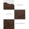 imageATHMILE Womens Tops Ribbed Scoop Neck Knit Slim Fitted Casual Basic Tee Shirts for Women Fashion Trendy 2025Bchocolate Brown