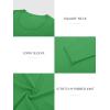 imageATHMILE Womens Tops Ribbed Scoop Neck Knit Slim Fitted Casual Basic Tee Shirts for Women Fashion Trendy 2025Bgreen