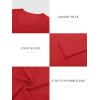 imageATHMILE Womens Tops Ribbed Scoop Neck Knit Slim Fitted Casual Basic Tee Shirts for Women Fashion Trendy 2025Bred