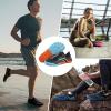 imageATHMILE Hiking Barefoot Water Shoes for Women Men Beach Swim Aqua Pool River Quick Dry Athletic Wide Toe Outdoor Sport Kayaking Boating Rock Climbing Yoga LakeA Orange Blue